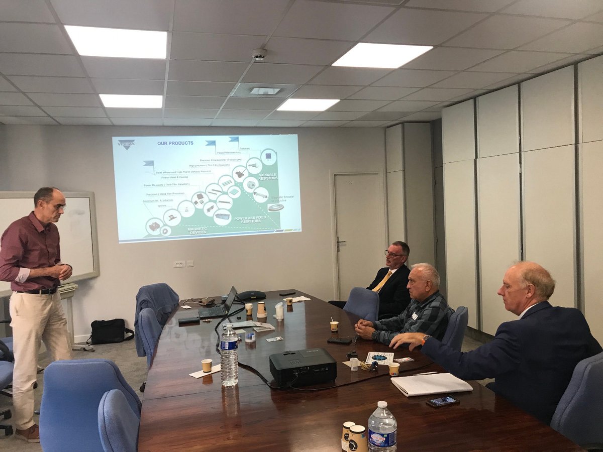 We visited Vishay Intertechnology, Inc. which is one of the world’s largest manufacturers of discrete semiconductors and passive electronic components. vishay.com 
Thanks to EU STEM Coalition, UPST and Turkish STEM Alliance.
⁦<a href="/STEM_Europe/">EU STEM Coalition</a>⁩ #TurkishSTEMalliance