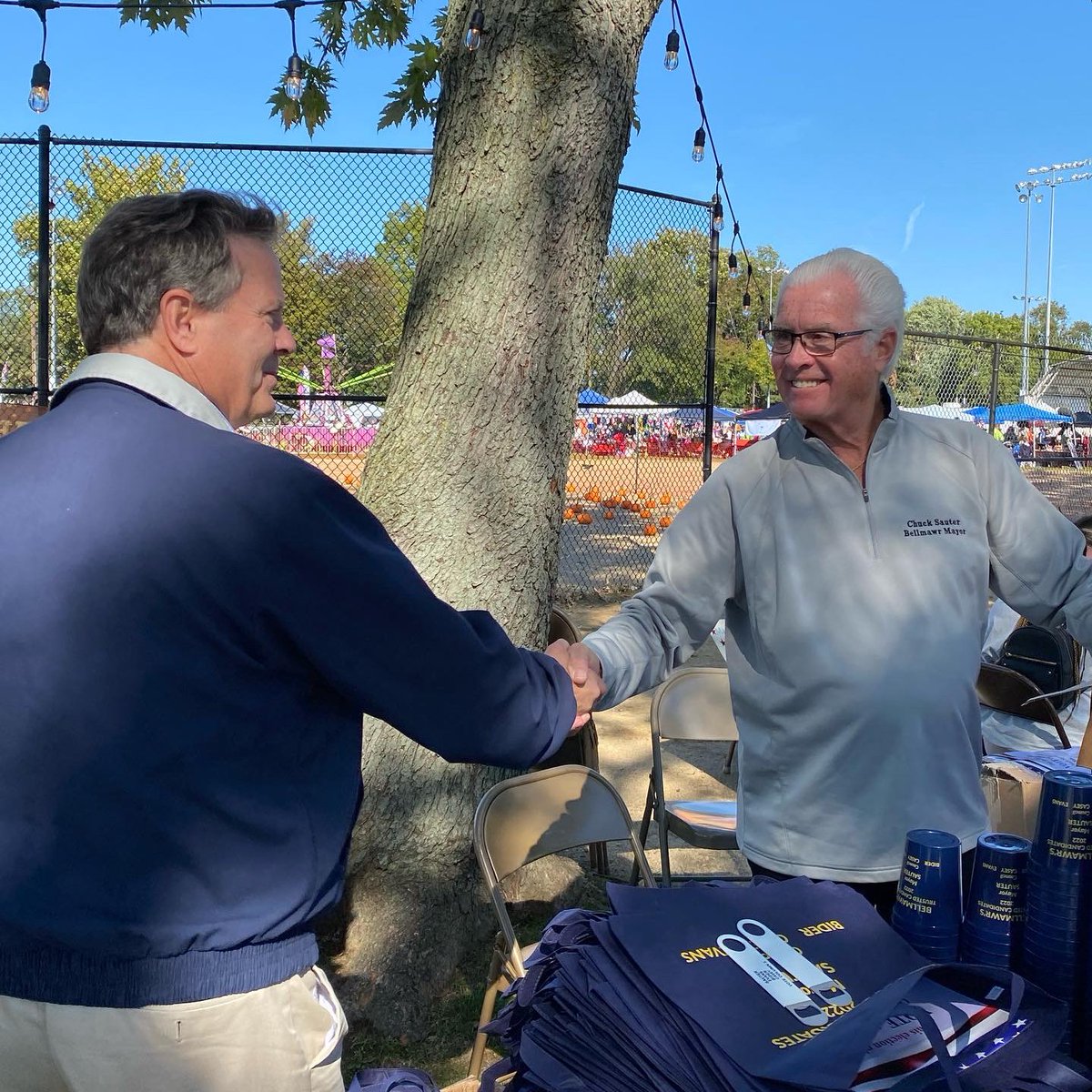 DonaldNorcross's tweet photo. I stopped by some great fall festivals going on in Pennsauken, Brooklawn, and Bellmawr. It’s great to see everyone come together no matter the challenges we or the Phillies face this weekend! #RingTheBell https://t.co/OzkGazT3y5