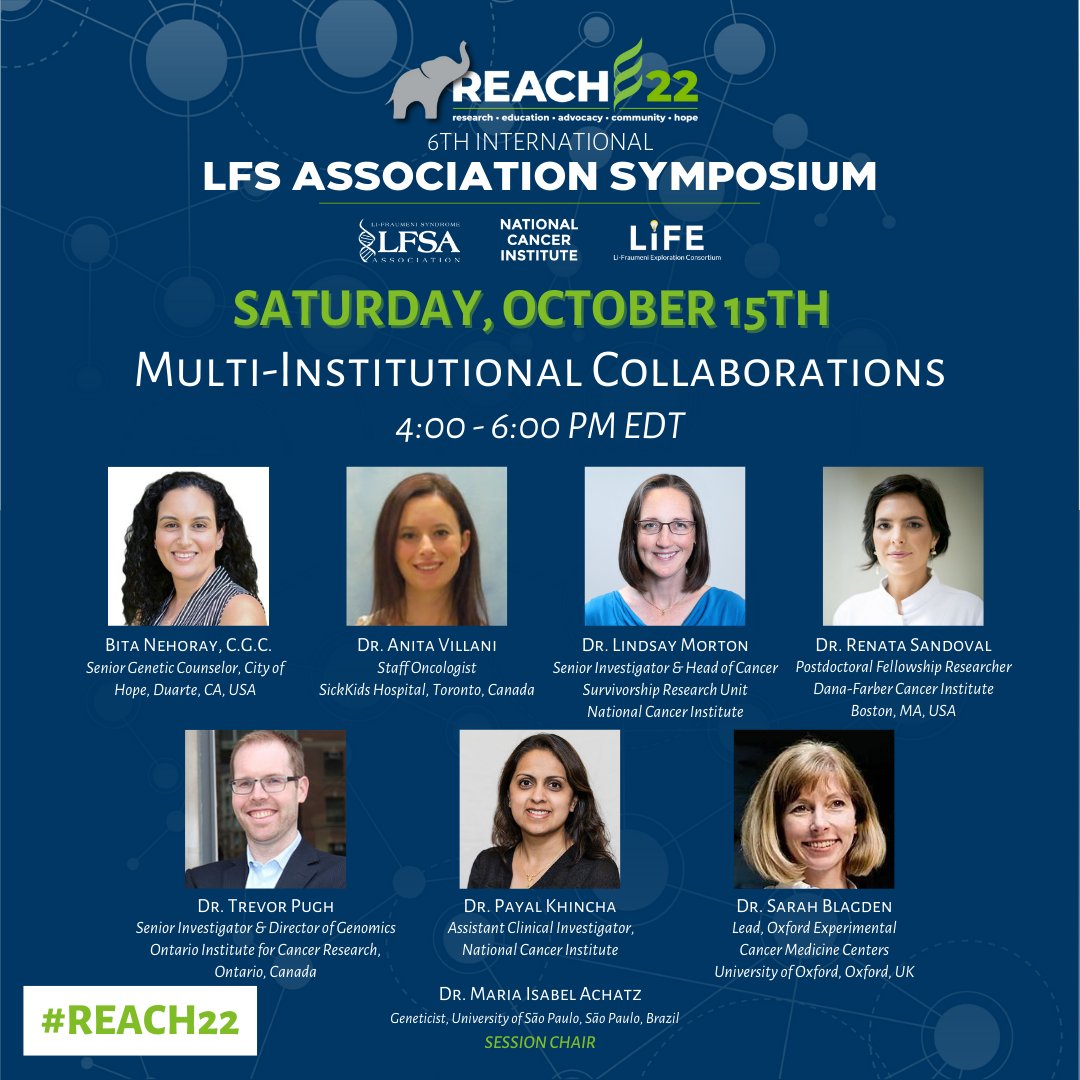 Our final session of the day is starting now! Hear from researchers and clinicians as they describe results that have come from studies that involved collaborations between medical institutions and centers. #REACH22 @NCIEpiTraining @BeetsWhoTweets @PughLab @sarah_blagden