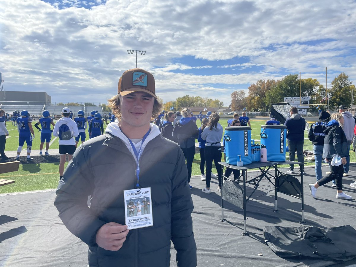 CharliePatten14's tweet photo. Big Thankyou to @dwtigerfootball and @CoachCimpl for the game day experience. A lot of fun watching the tigers get a win! https://t.co/2TAyO0ctuD