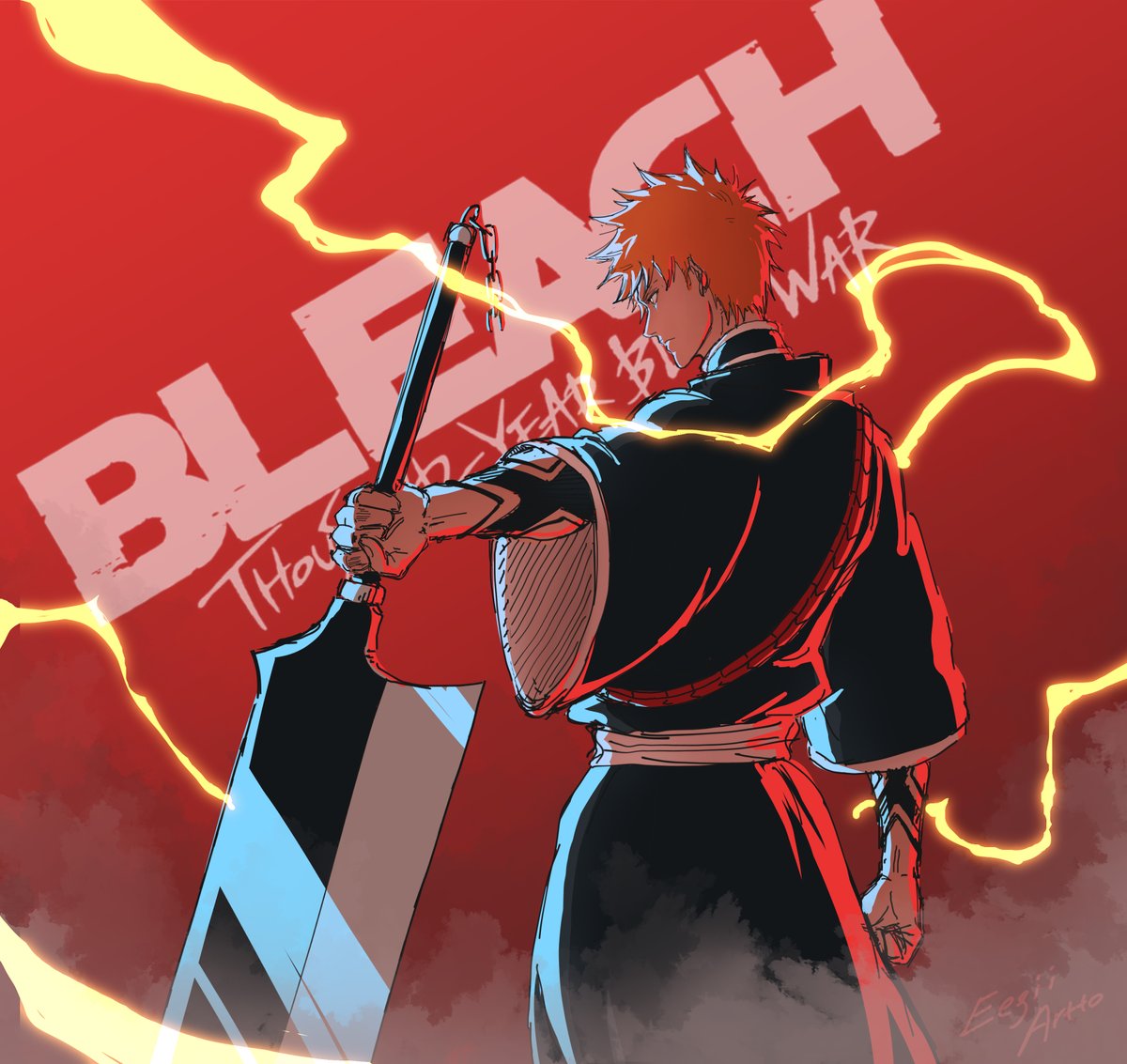 「To celebrate Bleach's return 」|Eegiiのイラスト