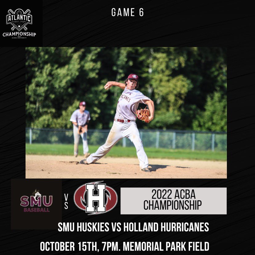 The final game of the round robin is a big one. As the winner between SMU and Holland will clinch the last spot in the Championship matchup versus UNB. 
A battle you don’t want to miss