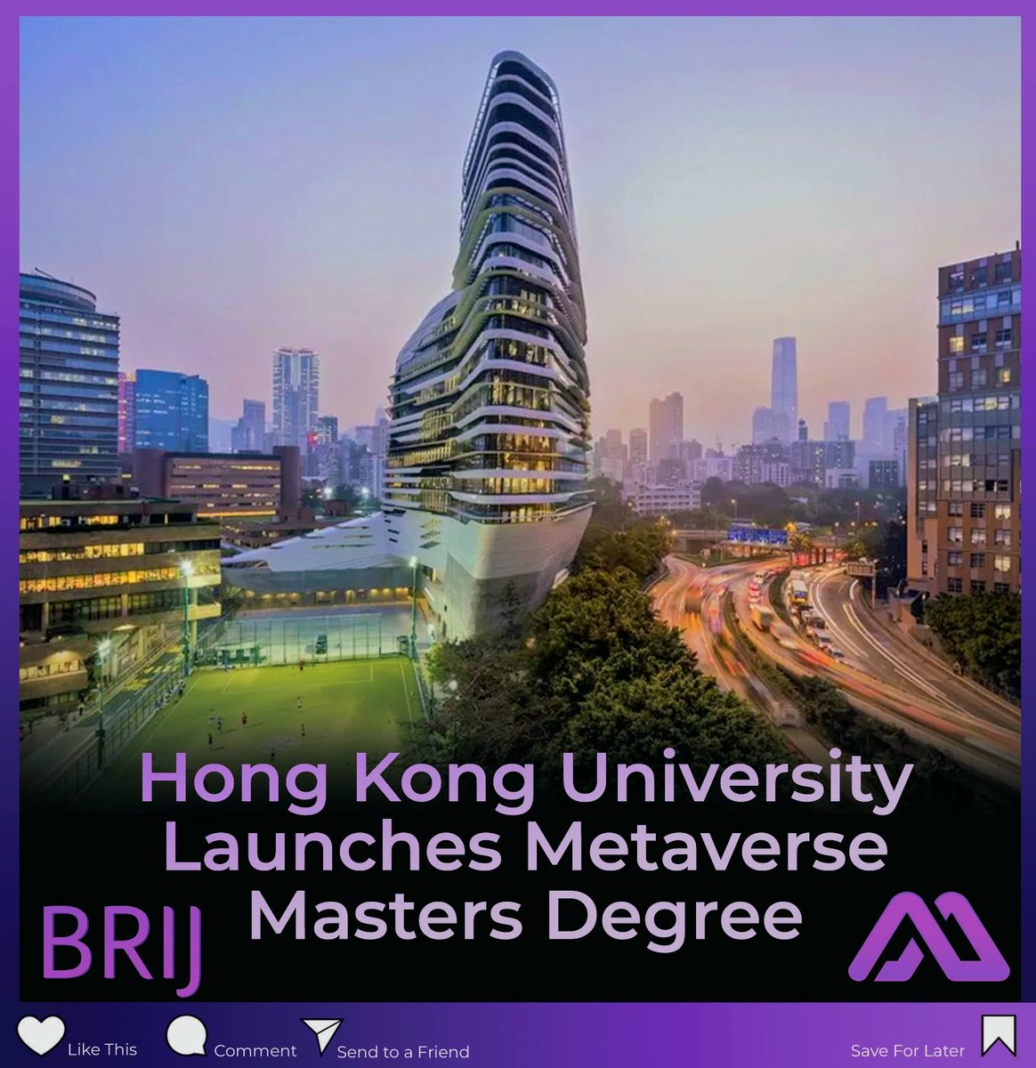BrijDv's tweet photo. Hong Kong PolyU launches Postgraduate programme in Metaverse Technology, adding to the growing demand for formal qualifications in #Web3.

We wonder, do you have to physically go to #HongKong or can you attend through the #Metaverse?

#Meta #Crypto #NFT #Ethereum #Bitcoin #BrijDv https://t.co/ENrHBD4qo0