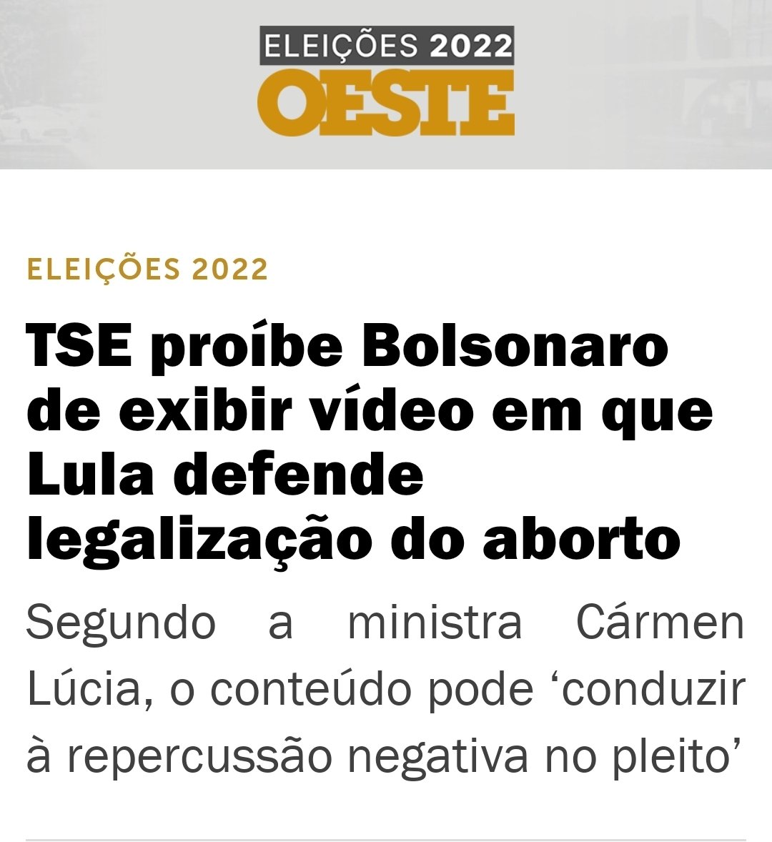 Ideiasradicais's tweet photo. Mais uma. Não pode mostrar o Lula falando a favor do aborto, porque vai que as pessoas entendem que ele é a favor do aborto né https://t.co/O3OkzDLnAs