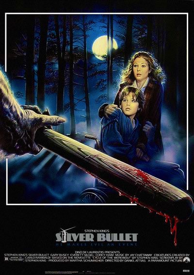 42Lazlo's tweet photo. Based on a novelette by @StephenKing 1985s Silver Bullet is my #OctoberWatchList for today
The film is a nostalgic well made classic staring #CoryHaim & #GaryBusey
Get your mid-afternoon popcorn out for this one🍿
#HorrorMovies #StephenKing #80smovies #halloweenmovies https://t.co/eZkMZtbtg3