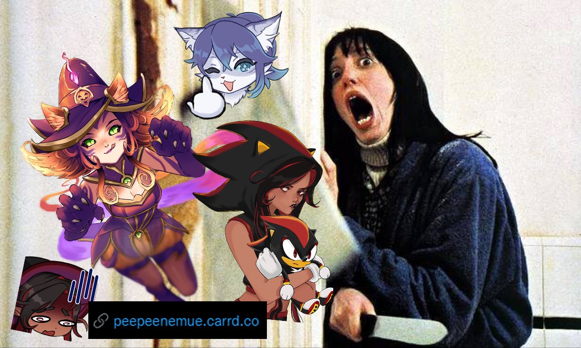 Woah would you look at that, there's a spot on my commission queue that could say your name on it, wild!

Updated and shmupdated my commission info, you should hop on the bandwagon (everyone who's anyone is doing it) peepeenemue.carrd.co #artcommissions #commissionsopen