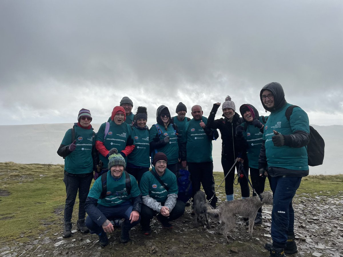 iffath_hussain's tweet photo. We did it! What a fantastic achievement and for my first hike I could not have asked for a better bunch of loving Yorkshire foke @EyUpCharity @allofusinmind @busterbaby0726 @SalmaYasmeen_1 #MoveMoreSWYPFTly https://t.co/m2AcE3lq7j