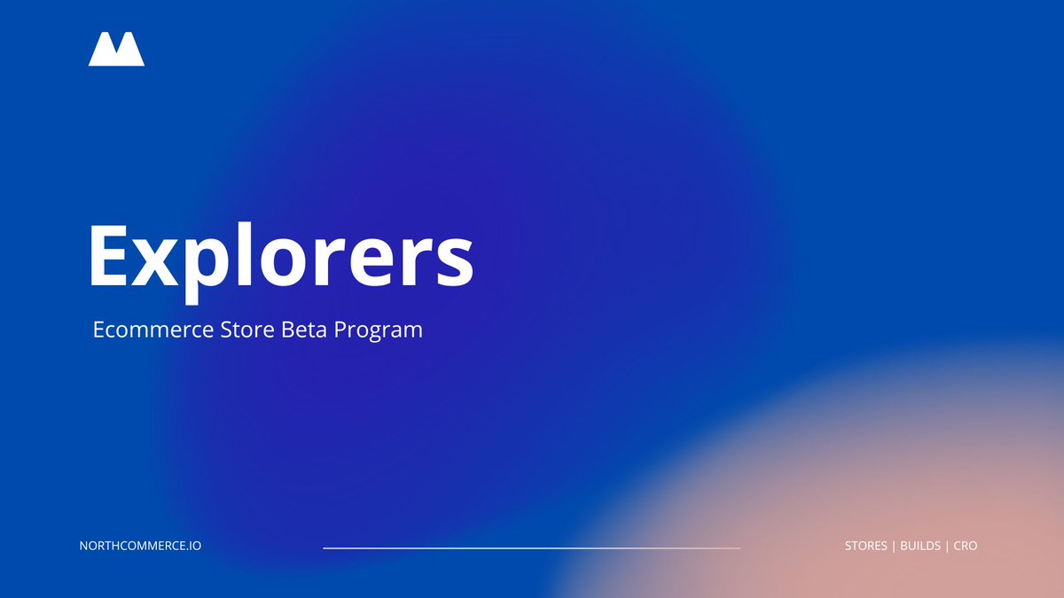 Today we are super excited to announce the North Commerce Explorers Program. 

We want to work with agencies &amp; freelancers that build ecommerce stores for innovative brands. 

Book a call with our team here:  calendly.com/northcommerce/…