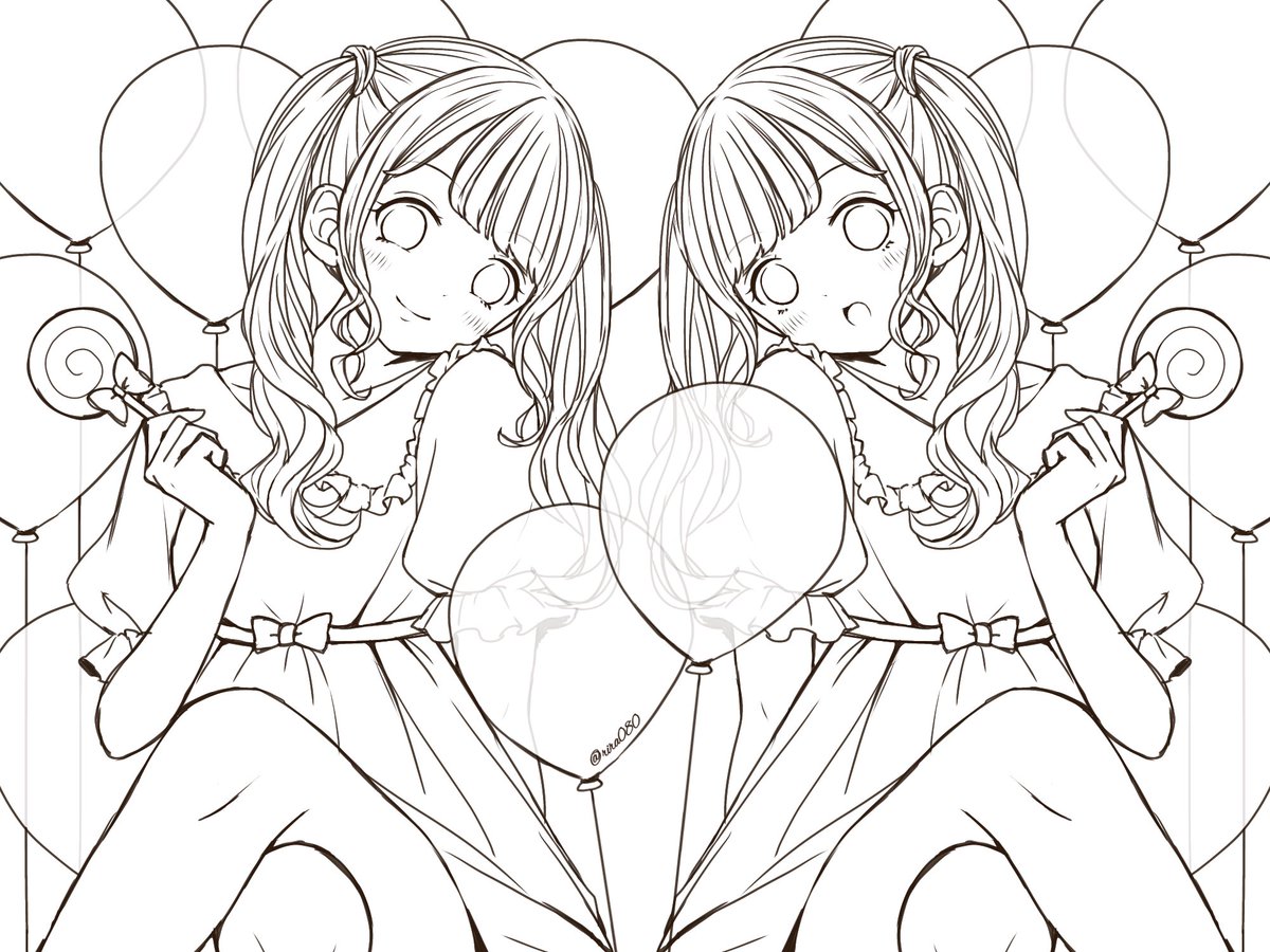 Riraの線画 Twitter Search Twitter