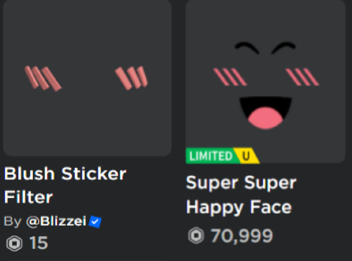 Super Happy Face Roblox Sticker - Super Happy Face Roblox