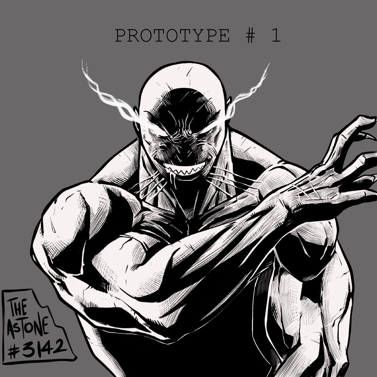 The_Astone's tweet photo. Like tomorrow I will spend time with my children and my wife and put aside operation sin for a day I present you my fan art of tomorrow... today. My vision of prototype #1 @Provoker_gm @HatoETH @HelenKellerETH @jerezizzz https://t.co/FfaOnc4ZRp