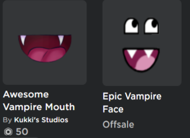 Peak” UGC on X: UGC creator Kyerium reuploaded an Epic Face mouth bypass  in 3 parts. We now have a more accurate Epic Face knockoff in 5 parts.  #Roblox #RobloxUGC  /