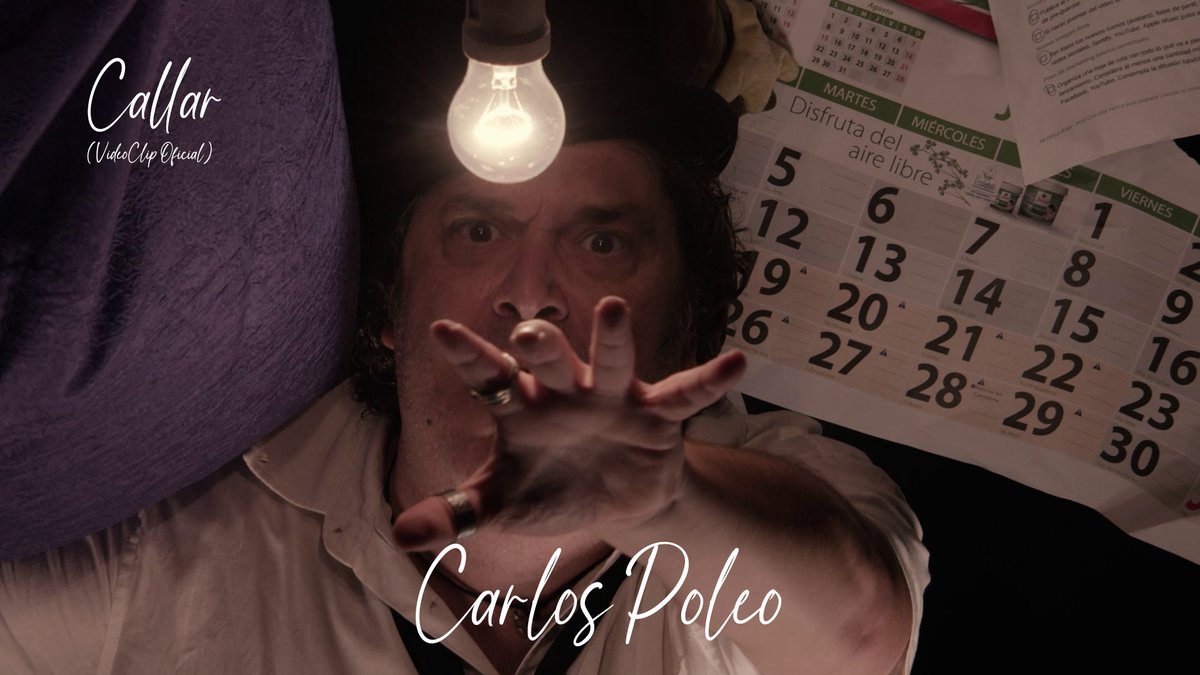 poleomusic's tweet photo. 21 de Octubre. ESTRENO de "Callar", primer sencillo @carlospoleomusic.
Produce @fitovergaramusic 
Videoclip oficial en el  Youtube de @elviejoactor
Pincha el enlace: 
https://t.co/OwBC2YmPcF
SUSCRÍBETE y activa las notificaciones.
#estreno #sencillo #canción #musica #videoclip https://t.co/wPoKQojpgx
