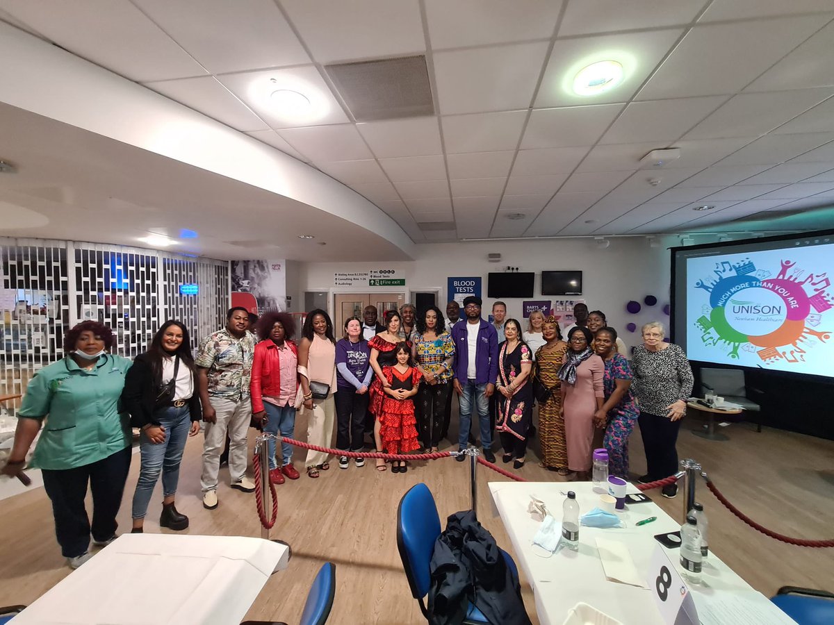 Rosieorganiser's tweet photo. Today I co-hosted Newham Healthcare’s ‘Much More Than You Are’ event. It was truly amazing to celebrate all of the incredible talents and skills our members have and prove that they are much more than their band or uniform! #MuchMoreThanYouAre #StrongerInUNISON https://t.co/4N3JpzwmB0