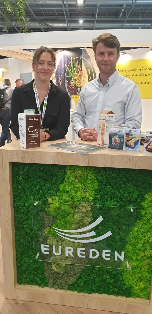 lacoopagricole's tweet photo. On a continué notre tour des stands des #coopératives présentes au @sial_paris. les halls 5B (@EuredenGroup, Saline de Noirmoutier) et dans le hall 6 @Delpeyrat1890 et #Elivia 
#innovation #innovationfrançaise #TasteFrance #alimentairefrançais #SIAL2022
@ChargeDom https://t.co/CzkqfAmTVw