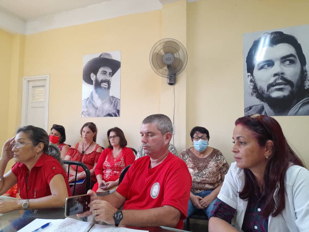SermagP's tweet photo. Participamos en Reunión del núcleo del Partido de la Dirección Prov. de Salud en Villa Clara. Análisis objetivo y comprometido del colectivo en el empeño de lograr mayor calidad en los procesos del sector. 
#Cuba #CubaViveYTrabaja 
#CubaSalva @JLBrocheLorenzo @Colina_VClara https://t.co/AFaSSafjkR