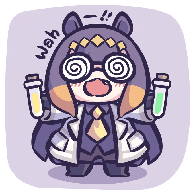 Mad Scientist!  #inART #いなート #HololiveEN 
