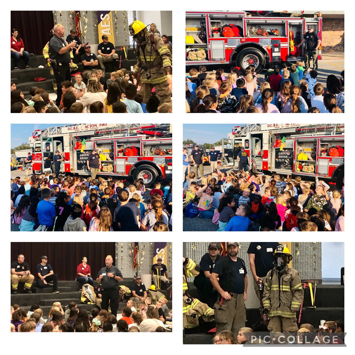 #FirePreventionWeek started with a visit from DCBE volunteer firefighters: Thank you! <a href="/ActonElementary/">Acton Elementary</a> #aesmakeyourmark