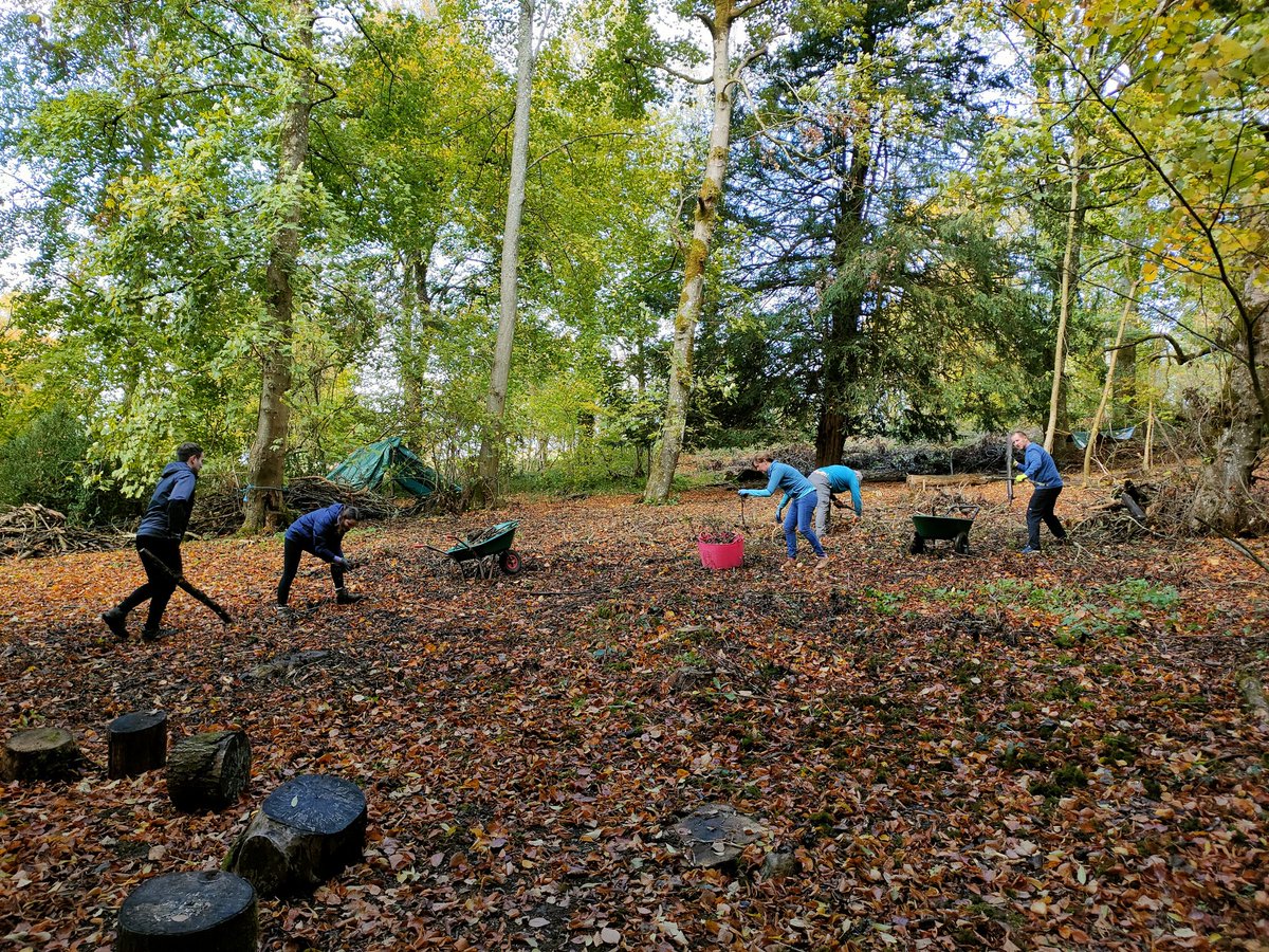 Rendcombjuniors's tweet photo. Forest School Working Party, made up of Junior School staff &amp; partners @RendcombCollege spent Saturday afternoon working hard in our #ForestSchool. https://t.co/phGYLM1uOC
