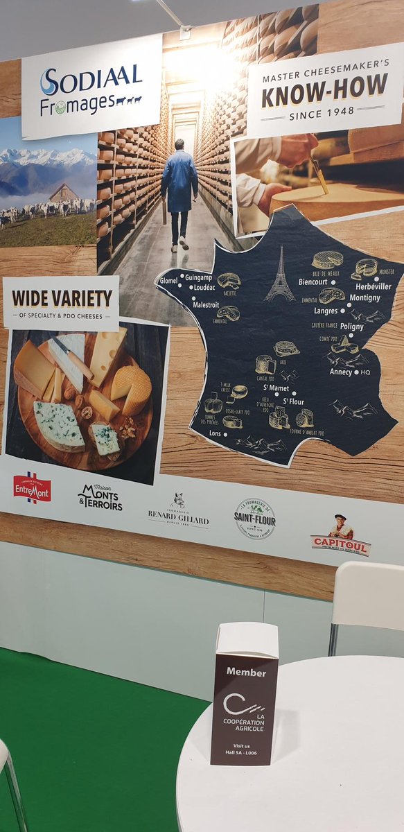lacoopagricole's tweet photo. Passons au Hall 7, où de nombreuses #coopératives sont présentes : #Agrial, #Laita, #LErmitage, @SodiaalCoop 
#innovation #innovationfrançaise #TasteFrance #alimentairefrançais #SIAL2022
cc @ChargeDom @FlorencePradier @DamienLacombe10 @c_eysseric @coop_laitieres https://t.co/BQ96lcWPA8
