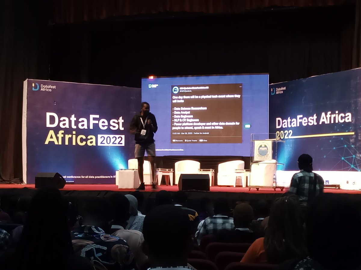 Data_Chy's tweet image. Wow! #DataFestAfrica22 was really amazing. Fully loaded with incredible speakers, panelists and workshop presenters. I really learnt a lot to progress in my career as a Data Analyst
Thank you @DavidAbu_ for organizing this event.
Looking forward to #Datafest2023 
@DataFestAfrica