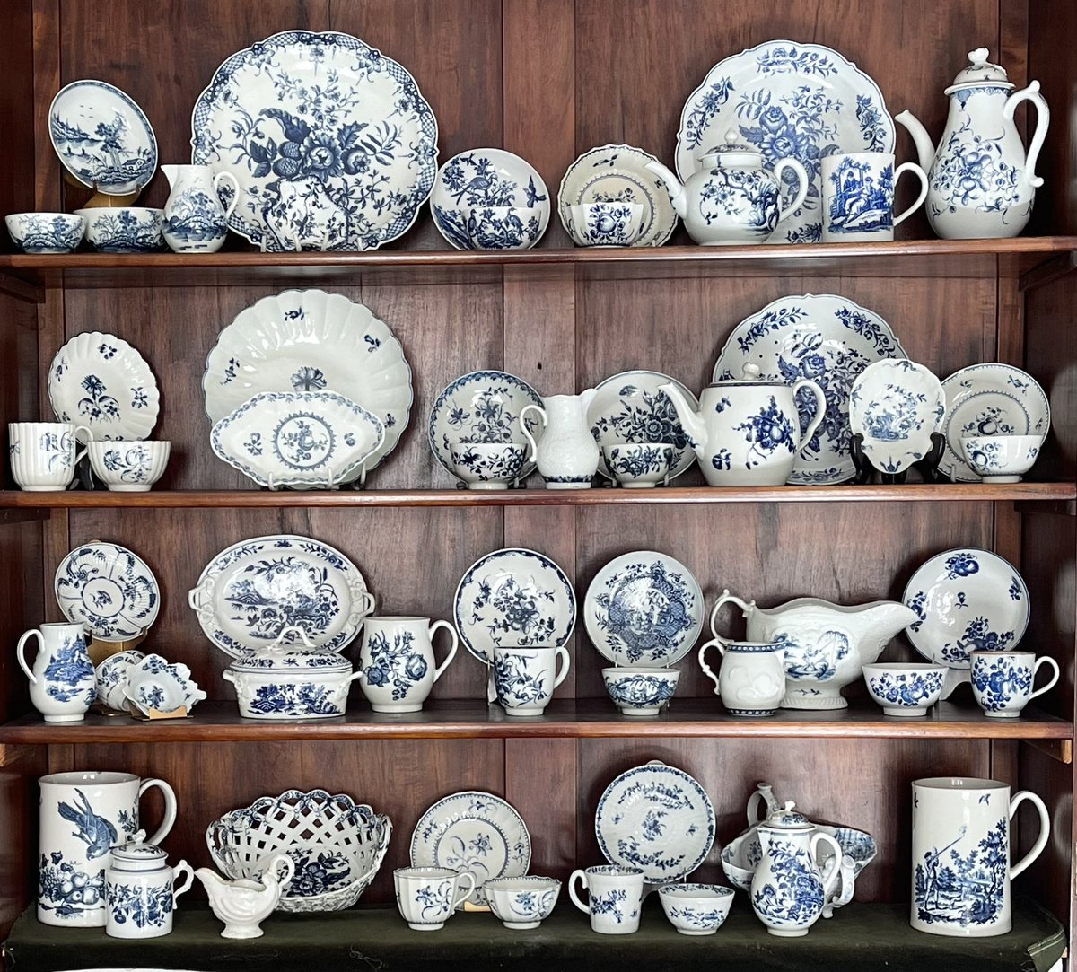 A fabulous collection of 18th Century Worcester Porcelain - made just yards from my Worcester Office. Coming up in November. Part 1
