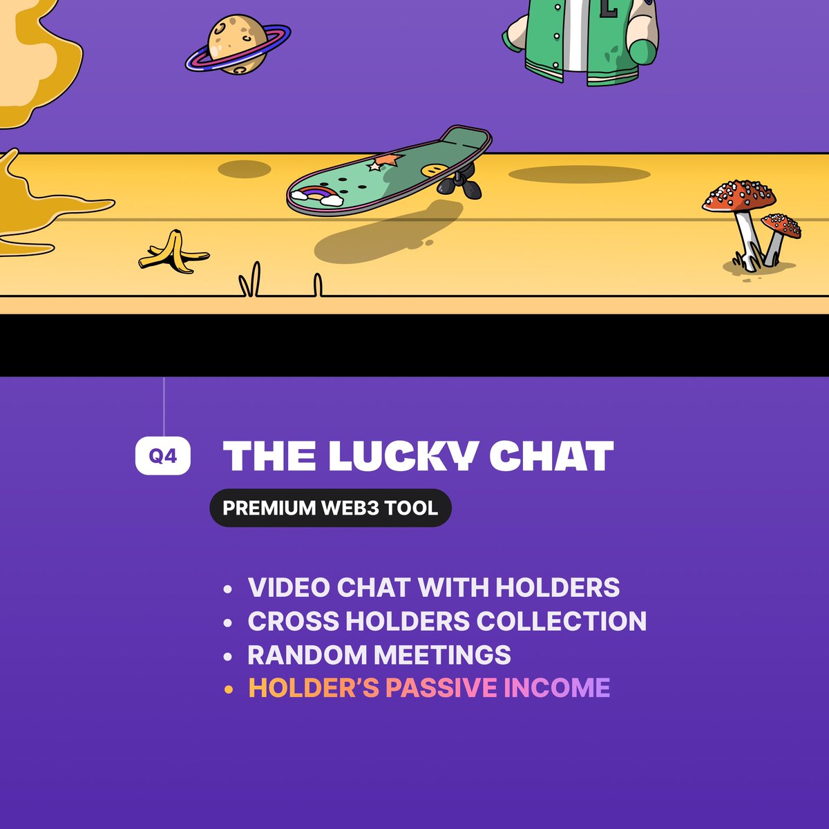 TheLuckyBones's tweet image. Our New roadmap is Here! 
Brand Vision, Lucky Chat, Lucky Cockpit &amp;amp; Much More. 

🤘 Make Passive Income Thanks to Your Digital Lucky Charms!