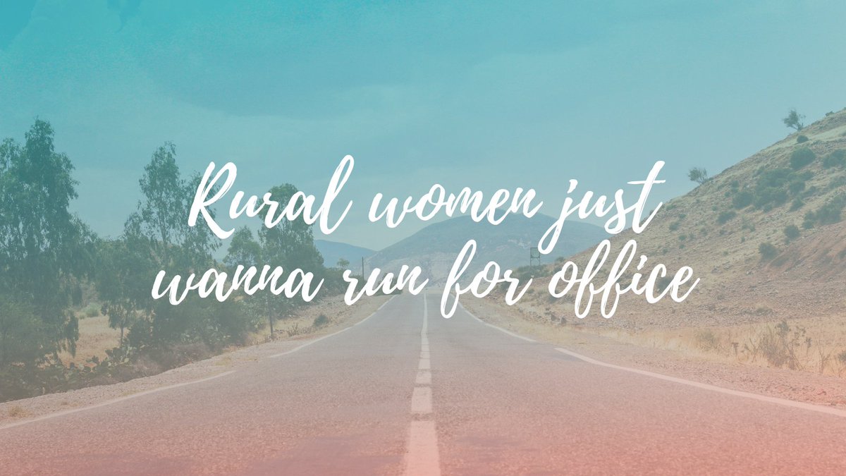 The vision for a reflective democracy must not leave rural women behind. We’re committed to ensuring they have a voice in elected offices nationwide. #InternationalDayOfRuralWomen