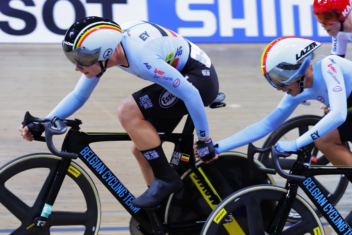 Belgium claim GOLD 🥇 after a thrilling finale!

2022 UCI Track World Champions in the Women's Madison 🌈

#SQY2022