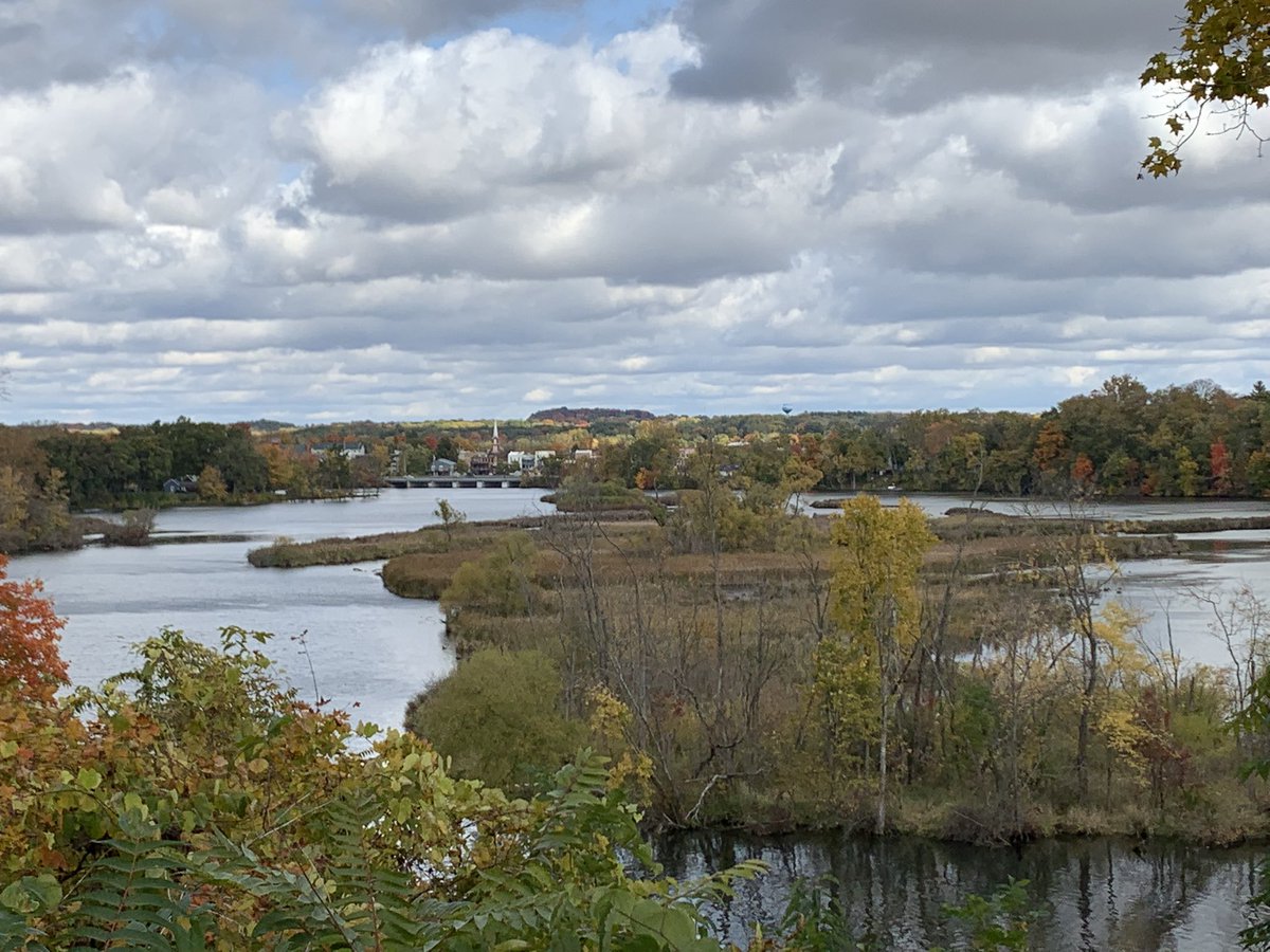 DerekNofz's tweet photo. Beautiful fall day for the grand opening of the Armintrout-Millbocker preserve in Allegan. Terrific fall color destination. Development of the site made possible by @ConsumersEnergy foundation planet award! https://t.co/xYBQ2MEUg5