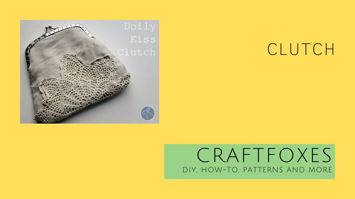 craftfoxes's tweet photo. Making Purses from Doilies
https://t.co/QfhlXcFyvs
#doily #makingpurses #purse #coinpurses #clutch #vintagestyle #art #Craft #shop #artsandcrafts https://t.co/CY0Dqz4PAp