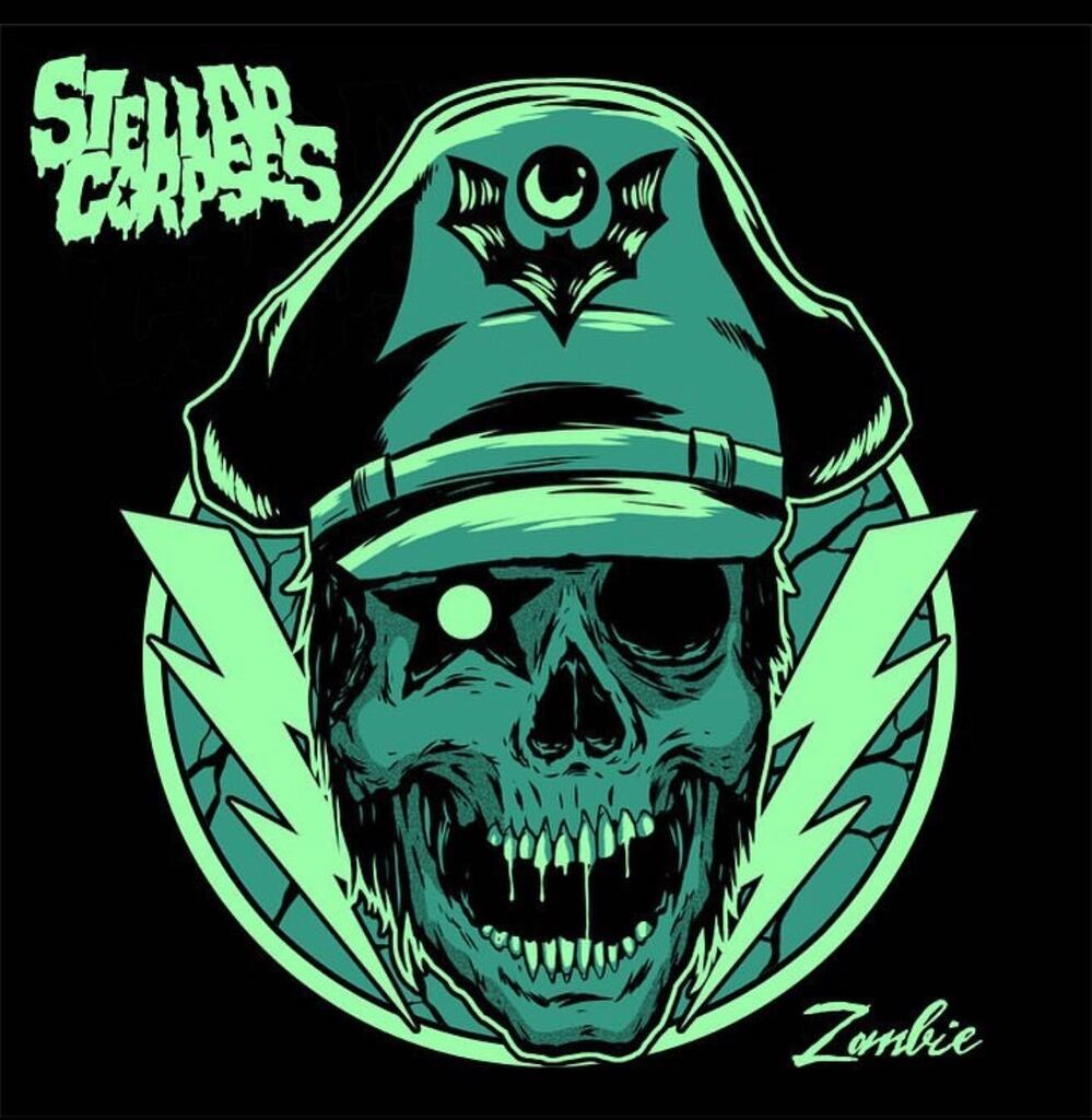 🚨NEW MUSIC ALERT from Stellar Corpses!! Check out this Stellar rendition of Zombie!

Listen now‼️ @cleopatrarecords #batcaverecords

Mixed &amp; mastered by @renedlamuertestudio 
Cover art by <a href="/monstermark138/">Mark Kosobucki</a>

#stellarcorpses #zombie #thecranberries #rip … instagr.am/p/CjvYR_qLosv/