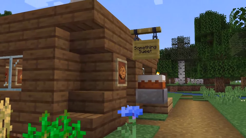 eckoxsoldier's tweet photo. Hanging signs are the first confirmed feature for Minecraft 1.20 update #MinecraftLive https://t.co/UmhSRo5dtY