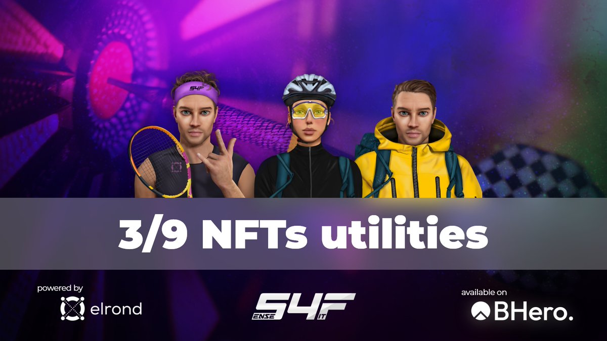 sense4fit's tweet photo. 💥 Explore Sense4FIT NFT LEGENDARY Collection

✅ Purchasing NFTs can get you a better ranking and bigger rewards.
✅ Receive lifetime access to the Sense4FIT lifestyle online events.
✅ Receive a rewards multiplier up to 5X.

🔥 Stay tuned for more! https://t.co/62ktQbYDCm