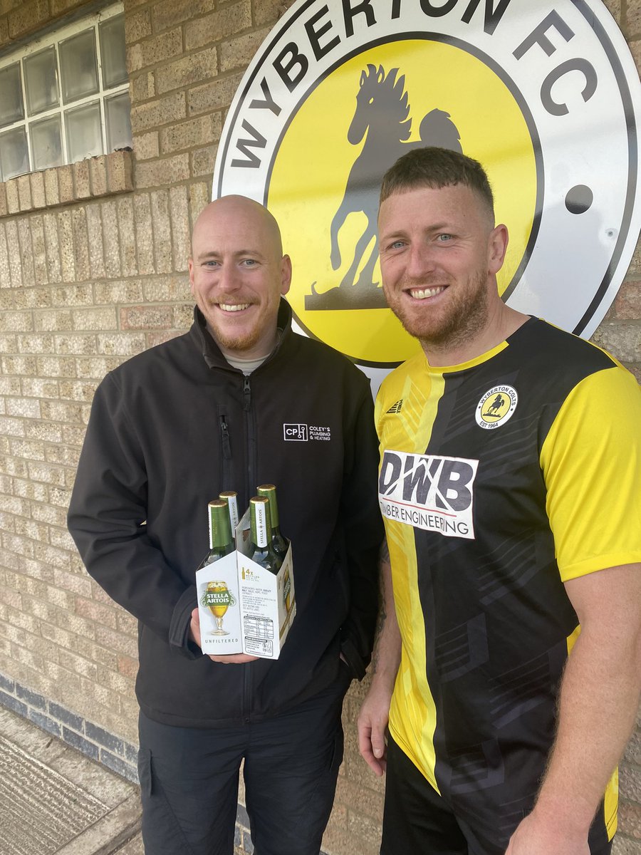 Todays man of the match was Loz lambley #UpTheWybo💛🖤