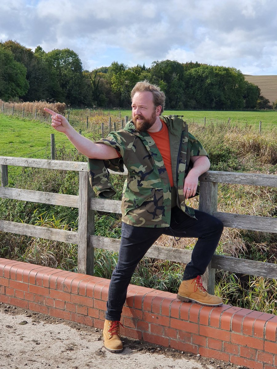 Emmsyjayne's tweet photo. Lovely trip out with the fella today to Avebury. Bit of brunch, walked to Sidbury Hill and West Kennet Long Barrow. Plus all the lovely crystal shops and he didn't complain once! All the fresh air has made me sleepy now! #Avebury #Stones #LongBarrow #SidburyHill #SillyPose 🤭 https://t.co/RpelSMThwJ