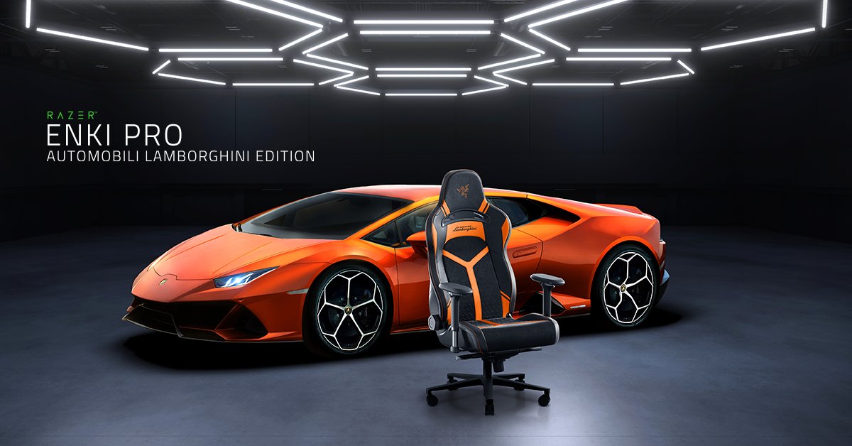 Forged in the fast lane, the new Razer Enki Pro Automobili Lamborghini Edition takes all-day comfort to its absolute limit. Inspired by a proud tradition of top-tier engineering and design. Coming soon, sign up to be notified: rzr.to/enki-pro-lambo…