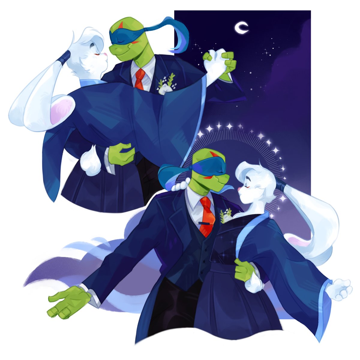 a_lonelydrawer's tweet photo. boys slow dancing in the dark
#rottmnt #UnpauseROTTMNT #SaveRiseoftheTMNT #saverottmnt #rottmntleo #leosagi #leousagi
(unsure of the ship name for them kasd) https://t.co/J8FzJHxu9M