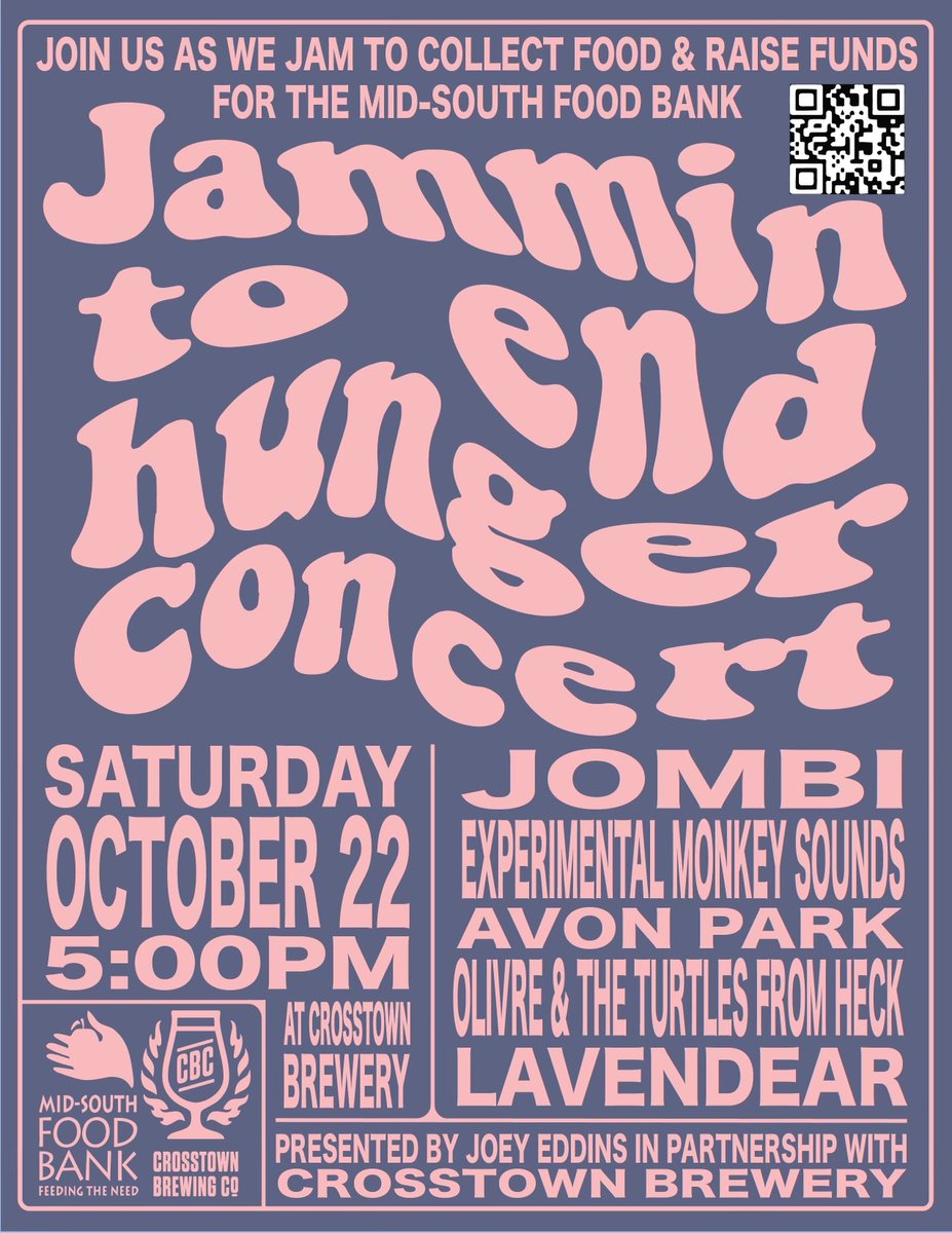 CBHSMemphis's tweet photo. It's a family affair, and we hope to see you there! Join us a week from today at the Jammin' To End Hunger Concert hosted by Joey Eddins '23 and the Brothers' Boys behind @BeerCrosstown with performances by bands with Brothers' Boy members. https://t.co/xKjtOCTGMc