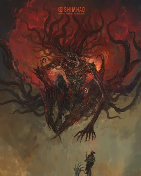 The night, and the dream, were long.My Moon Presence pieces over the years#Bloodborne 