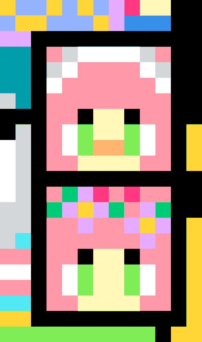 rplacebot's tweet photo. LaksharNia: Mejor conocida como Nia, Creadora de contenido para @Koi y Miembro de la #GGHouse, Representación de la Skin de Minecraft, Logo creado por alguna parte de la comunidad llamada 'Niaters' https://t.co/v9z5evQPU0
