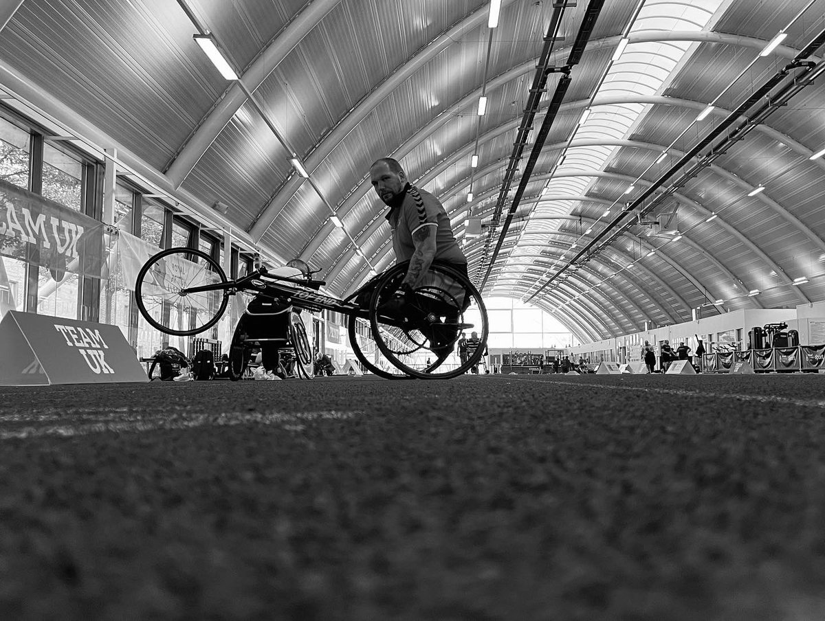 I love coaching this sport 🇬🇧 #TeamUK #WheelchairRacing