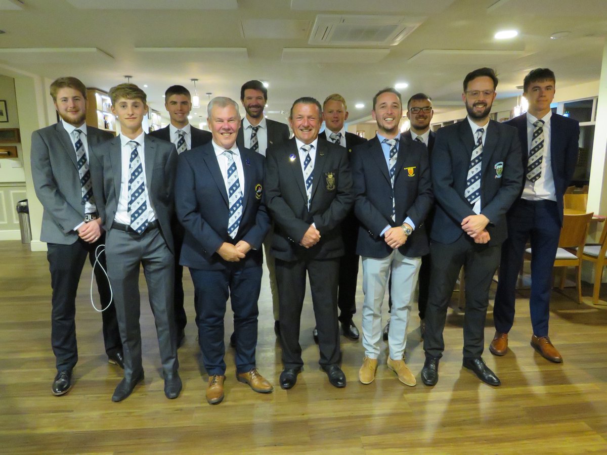 icereamboy's tweet photo. Proud to have officiated the south west counties v midlands match at  Saunton Sands we lost with the last putt of the day on the 18th Green in a nail biting match, but Tony Somerset Predident and I managed to win the officials trophy v Midlands President David and Chairman Kevin https://t.co/RdrDll9TaQ