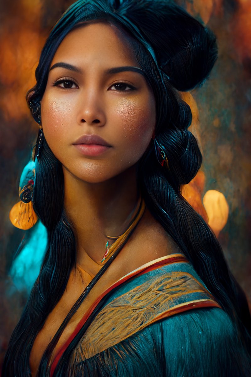 artaicademy's tweet photo. Follow your heart and the colors of the wind will take you to places you never thought possible

#pocahontas #disney #fanart #Midjourney #midjourneyartwork #aiart #aiartcommunity https://t.co/Dqi5Hbxg9w