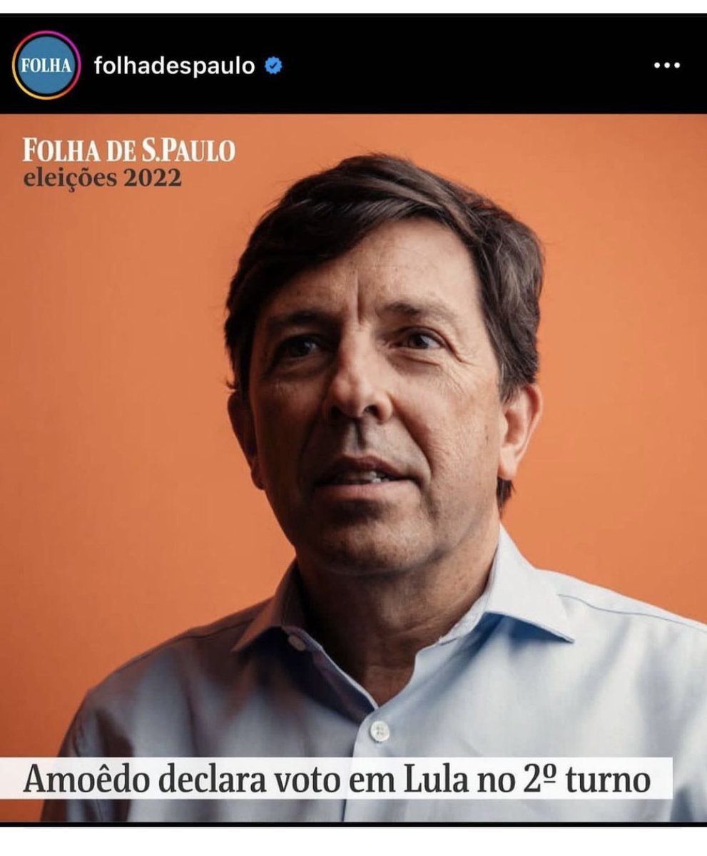 Querem prova mais contundente de que Biroliro não presta? Taí ó. Até o Amoedo Lulou!!!!