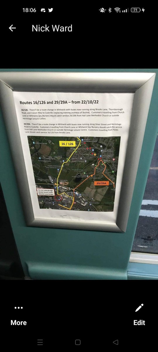 helensansome's tweet photo. @arrivamidlandsE please can you explain the changes to the timetable missing out whitwick so the kids can not get to school or college https://t.co/qboNTyQOg3