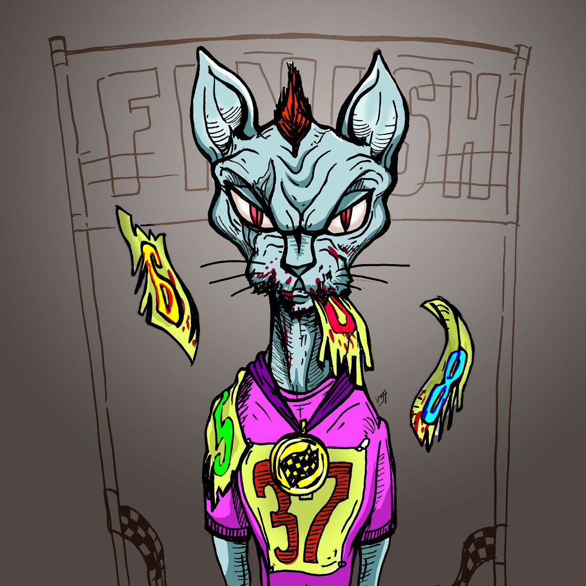 anjarHitomi's tweet photo. This are some fan-art created for @psycatz1 , is fun to create some concepts derived from the main concept of each collection. https://t.co/HMhoJUBTzG