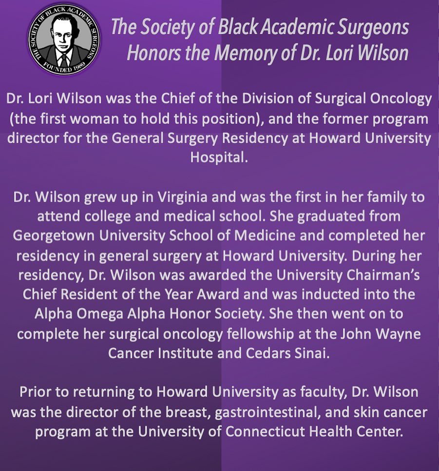 Society of Black Academic Surgeons tweet media