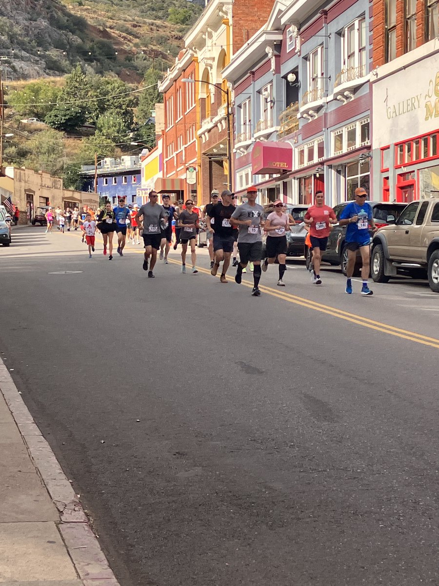 bisbeeinfo's tweet photo. Today was the BIG day! The Bisbee1000 Stair Climb and the famous miner Bennie Scott with 24 million views on TikTok was there to lead it off.  Congrats to everyone running!  We are so proud! https://t.co/oNO4unEVqO