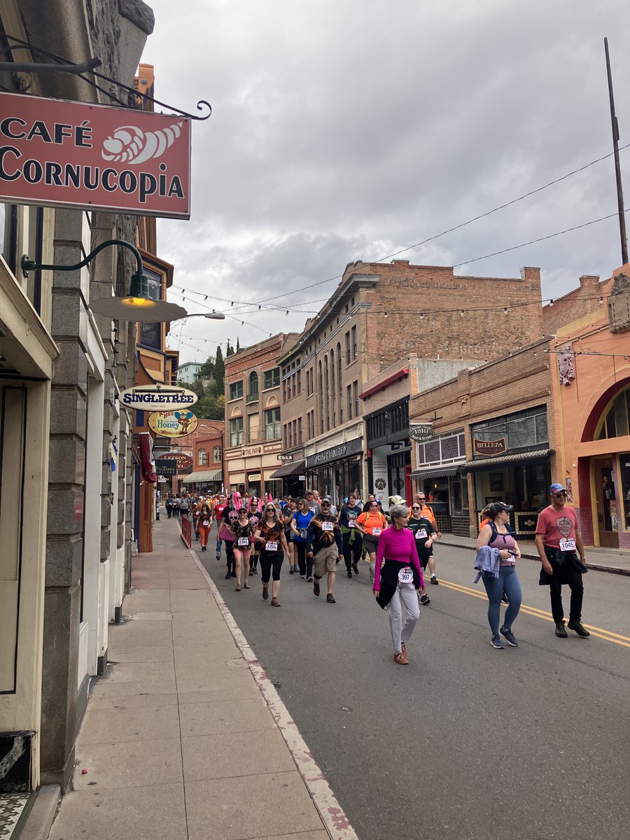 Today was the BIG day! The Bisbee1000 Stair Climb and the famous miner Bennie Scott with 24 million views on TikTok was there to lead it off.  Congrats to everyone running!  We are so proud!